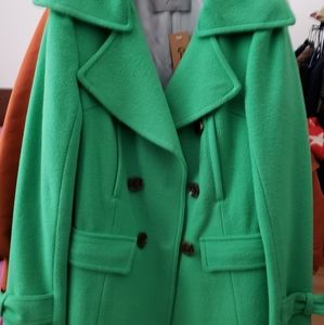 Wool half coat for woman